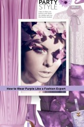  Party - How to Wear Purple Like a Fashion Expert 