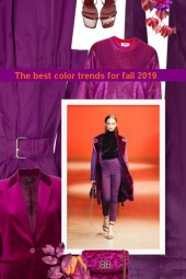  Purple - The best color trends for fall 2019 