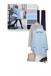  Fall 2019 - light blue coat