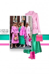 Pink and green - life in color