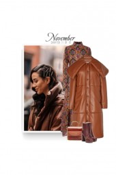 leather puffer coat 