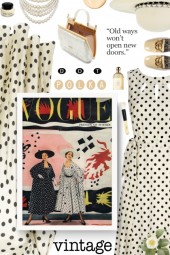 Vintage style - polka dot