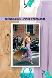 NANUSHKA Chiara trench coat 