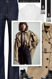 Big Sleeve Trench Coat 