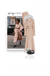 leather trench - spring 20