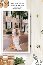 ALEXA CHUNG floral embroidered ruffle dress