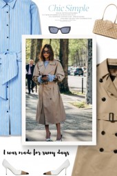 ROOM NO.8 / Big Sleeve Trench Coat 