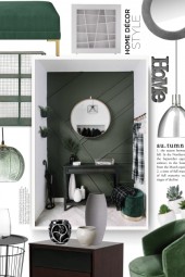 fall style - green and grey