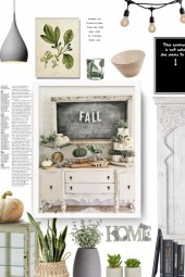 fall - white and green