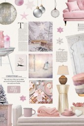 white and pastels