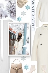 winter style - white and beige