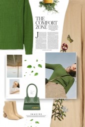 Jacquemus Le Chiquito Mini Leather Bag in green