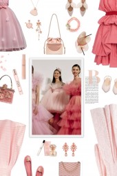 pink taffeta dress 