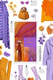 lilac and  orange - spring 2021