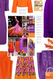 orange/purple