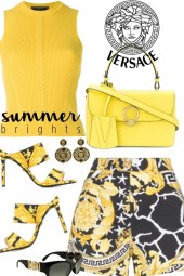 Versace Black and Yellow Set