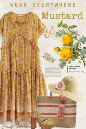 Mustard Summer Dress