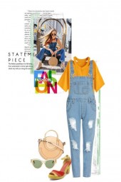 A Statement piece - Denim Jumpsuit