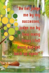 DXo not judge me by my successses