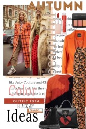 Colour outfit ideas…orange and black