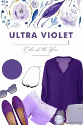 Simplicity in violet tones