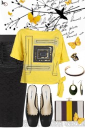 Pop of Yellow !!