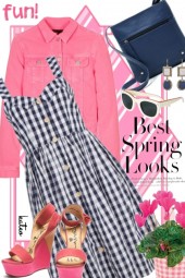 Pink &amp; Navy in Spring  !!