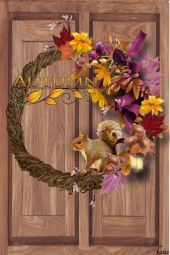 Autumn Door Wreath