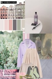 soft pastel purple