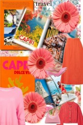 the colours of Capri for spring