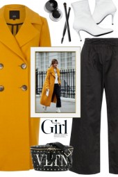Yellow Wool Coat!