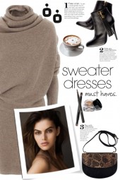 Taupe Sweater Dress! 