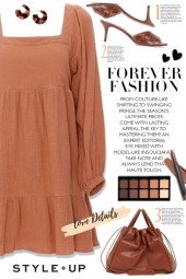 Tan Tiered Dress!