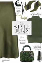 Green Ribbed Top!