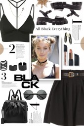 Black High Waisted Skirt!