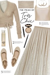 Beige Tulle Skirt!