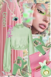 Green and pink 1