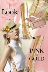 Pink and gold 3-9