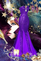 Purple gown 28-12