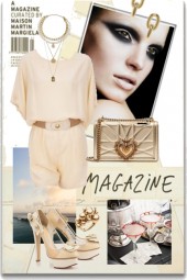 Lys beige romper