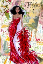 Diana Ross in Bob Mackie