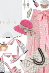 Summer combination in pink color