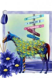 The Horse, and the flowers