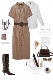 How to wer leather dress