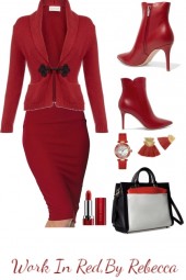 Work In Red-Fall Style -Set 2