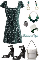 Rebecca's Style in Green Casual 