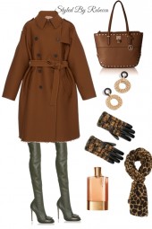 Winter Brown Trench