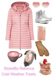 Pink Puff Coat 