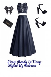 Prom Ready In Navy