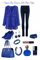 All Blue casual Style For Work-3/11